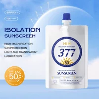 Трансграничная эксклюзура HIH377 Отбеливающий солнцезащитный крем SPF50 Естественная прозрачная изоляция Солнцезащитный солнцезащитный крем Sunscreen