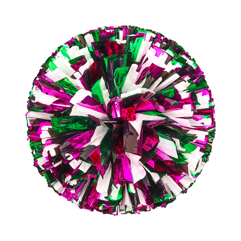 Porristas Bola de flores porristas mano flor mano sacudida flor danza rendimiento mano flor porristas flor bola de color rendimiento