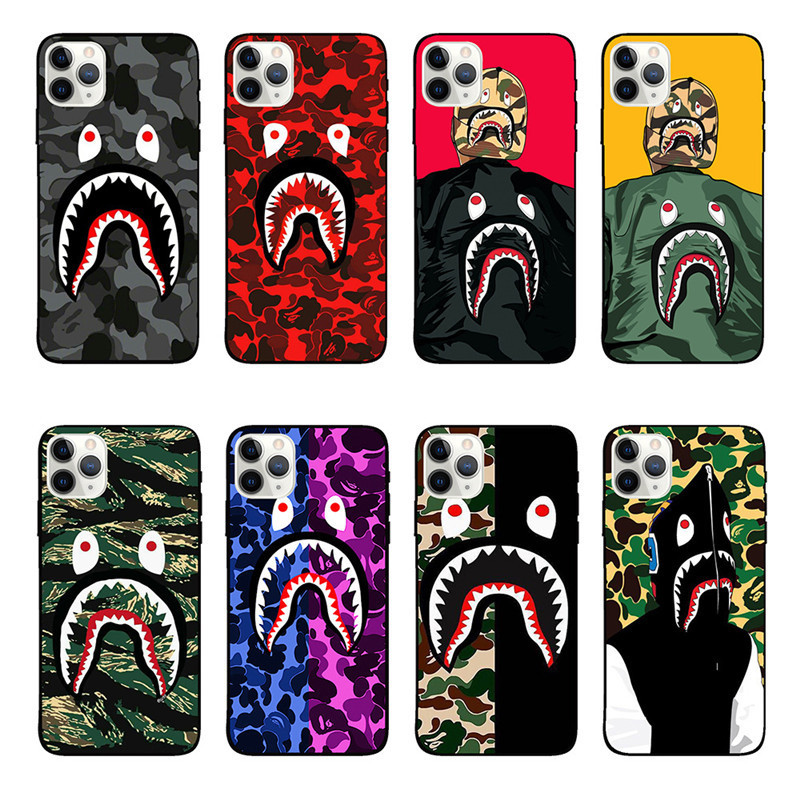 Shark Phone Case Suitable for Apple 14 Pro Max Protective Cover 17Xr Silicone Soft Case 1113 Foreign Trade Trendy Style Shark Phone Case Suitable for Apple 14 Pro Max Protective Cover 17Xr Silicone Soft Case 1113 Foreign Trade Trendy Style