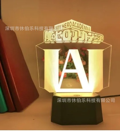 Gamepad icono 3D luz de la noche creativa ps5 colorido gradiente regalo lámpara LED dormitorio lámpara de mesa