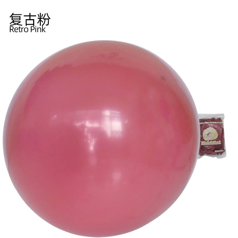 Globos de látex mate personalizados de 36 pulgadas en el mercado nocturno para vender puestos engrosados redondos, decoración de bolas, fiesta de cumpleaños al por mayor