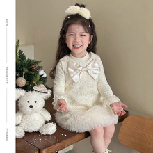 女宝宝连衣裙春秋季小女孩公主裙2025新款儿童网纱连衣裙宝宝裙子