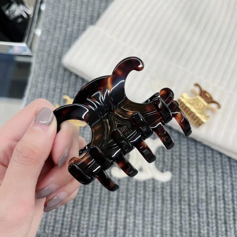 Maillard-Style Arc De Triomphe Acetate Hair Clip, High-End Hairpin for the Back of the Head, European and American Fashion Versatile Accessory Maillard-Style Arc De Triomphe Acetate Hair Clip, High-End Hairpin for the Back of the Head, European and American Fashion Versatile Accessory