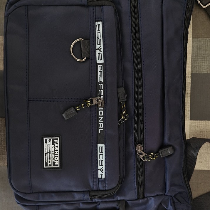 Shoulder Bag Men's Crossbody Bag Fashionable Large Capacity Multi-Pocket Waterproof Oxford Cloth Casual Bag