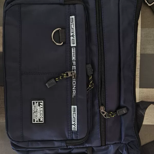 Shoulder Bag Men's Crossbody Bag Fashionable Large Capacity Multi-Pocket Waterproof Oxford Cloth Casual Bag