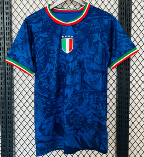 2425 Camiseta de fútbol de local y visitante transfronteriza italiana Edición especial Serie de camisetas Suministro directo de fábrica Edición conjunta