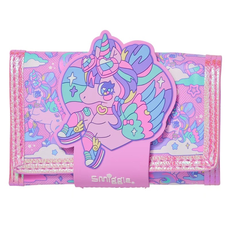 Fuchsia pony, wallet