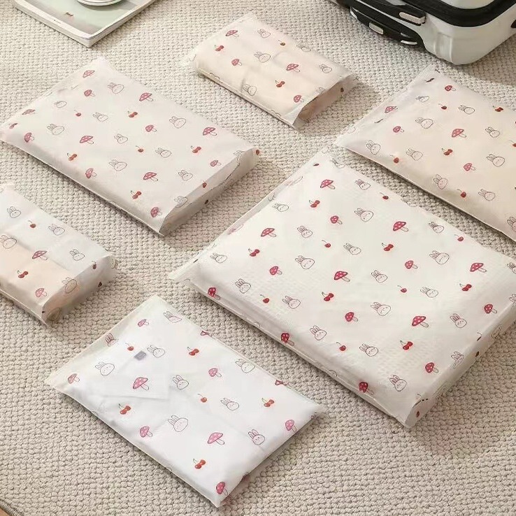 In-Stock Wholesale Travel Clothing Storage Bags, Underwear Packing Bags, Pe Dustproof Bags, Shoe Supplies, Waterproof Zipper Bags