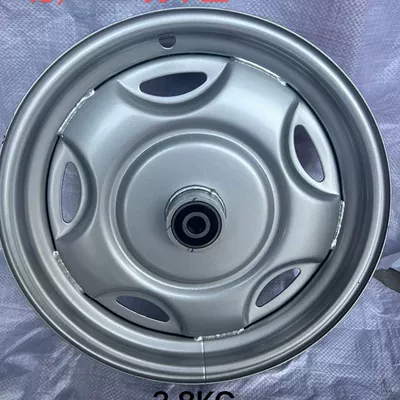 hub steel ring plate – Motorcycle wheel hub - 400-12-drum-brake-front-wheel-6302-bearing-silver