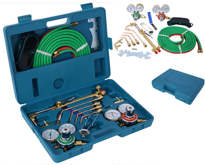 Kit de antorcha para soldadura y corte de gas tipo Victor