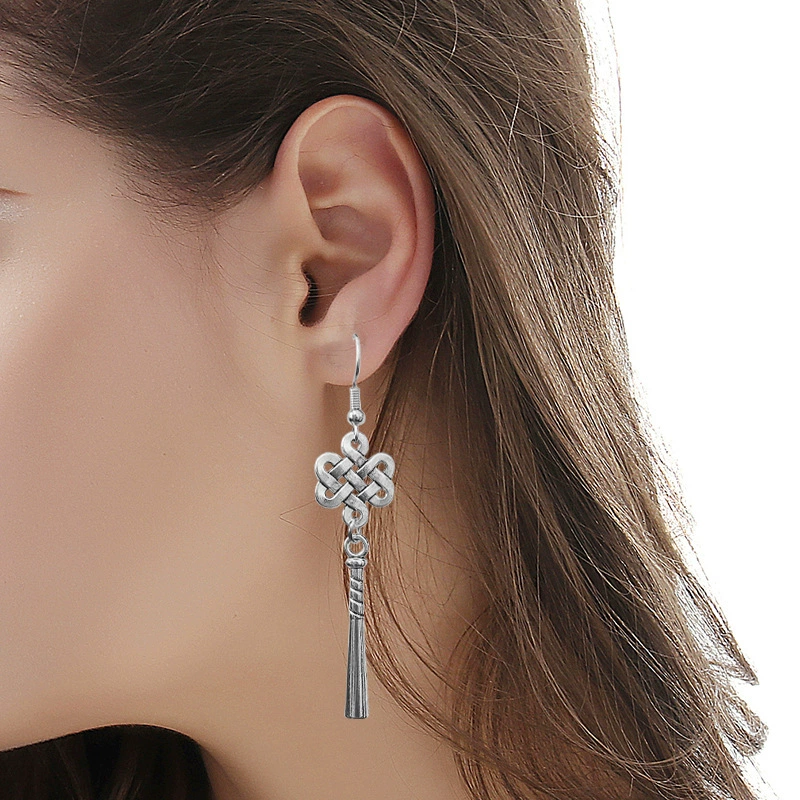 Retro universal long earrings handmade