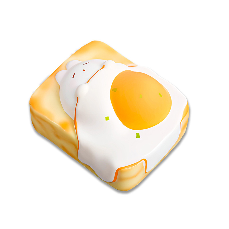 小紅書慢回彈麵包仿真食物吐司捏捏樂解壓發泄玩具squishy