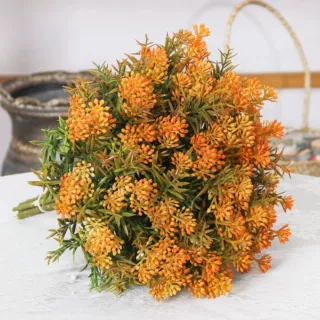 仿真植物15头灯心草水仙花仿真草室内外园艺四季造景塑料永生假草