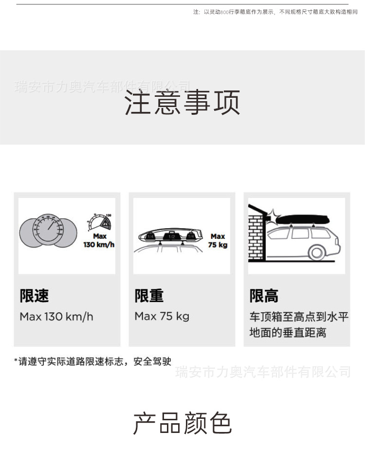 Car Roof Luggage Box, Universal for Suvs, Large Capacity Car Travel Box, Car Roof Rack, Off-Road Vehicle Roof Box, Sedan