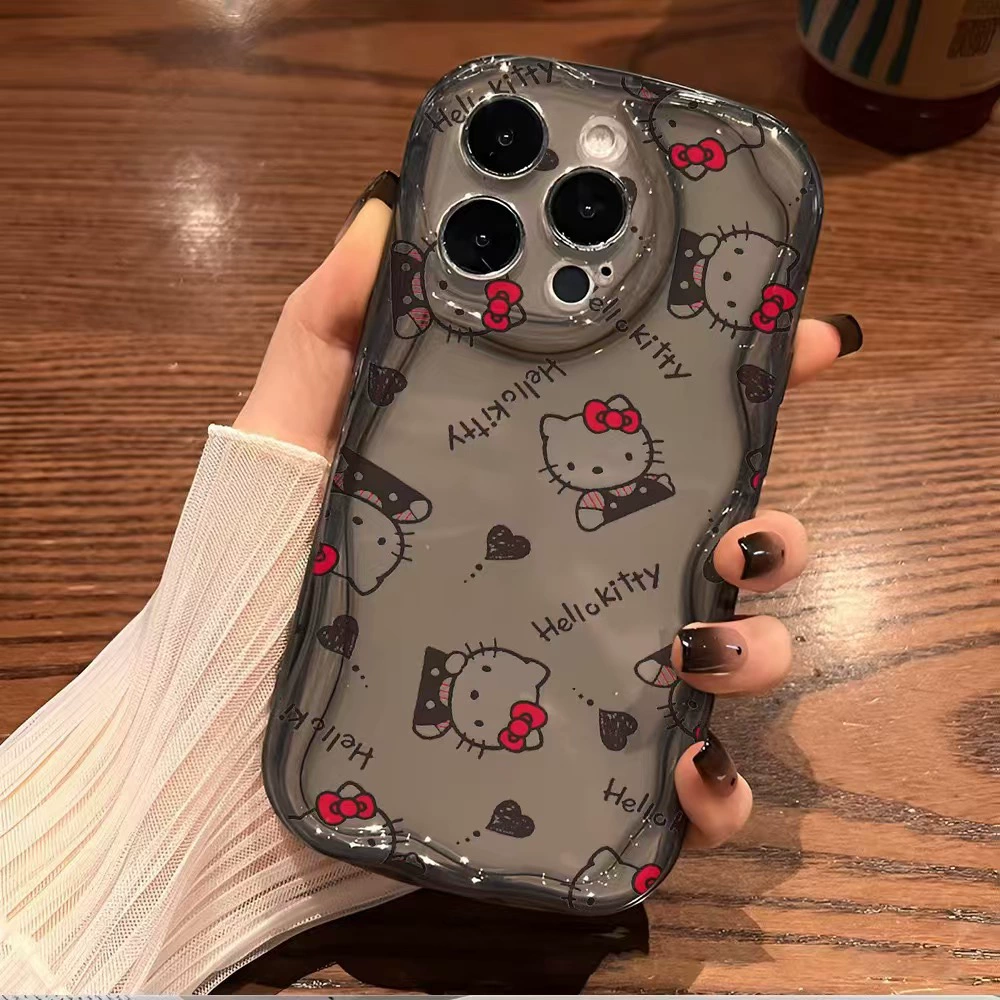 Hello Kitty, Apple, совместимый с iPhone 16, чехол для телефона, iPhone14 Pro, 16promax, iphone, 15plus, (поперечная торговля)