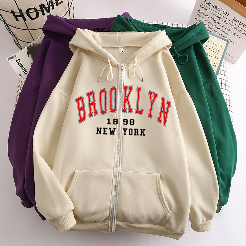 Women's Hoodie Long Sleeve Women's Hoodies Printing Pocket Casual Streetwear Letter display picture 1