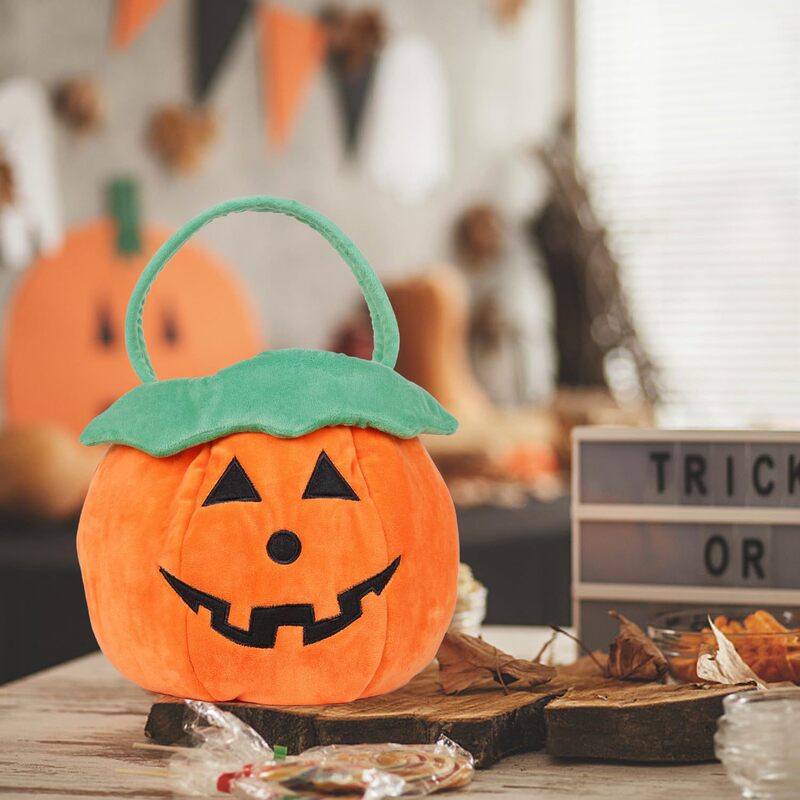 国境を越えた新しいハロウィーン装飾品の超柔らかい袋鬼節児童キャンディープレゼント袋カボチャ袋|undefined