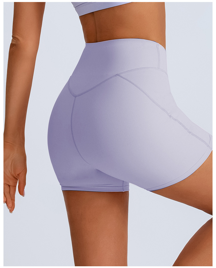 Pantalones cortos de yoga deportivos transfronterizos de comercio exterior europeo y americano