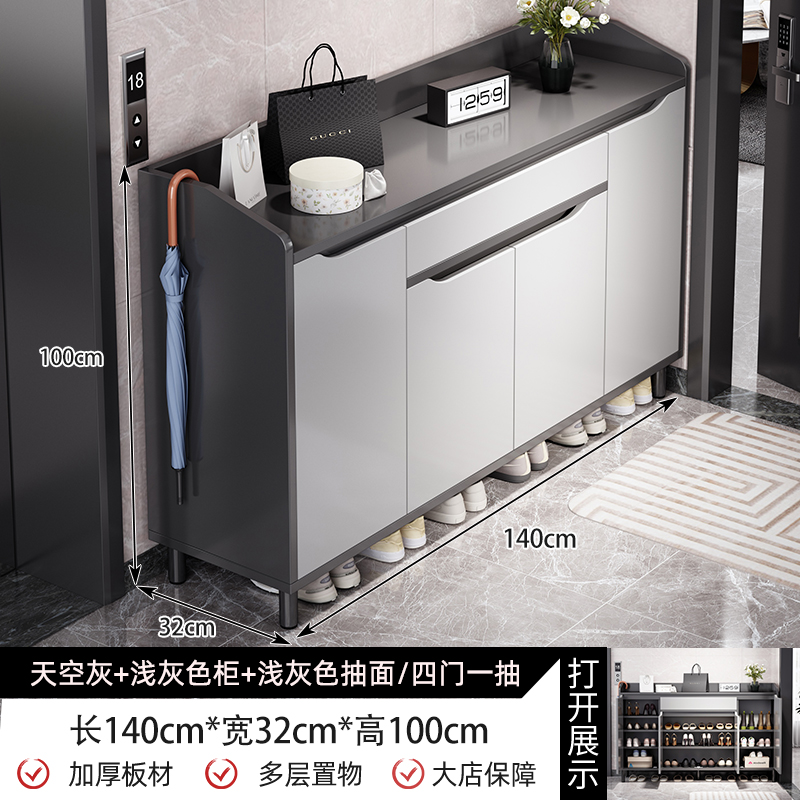 靴キャビネットホームドア 2025 新しい階段屋内玄関ドア玄関キャビネット廊下大容量ドア靴ラック