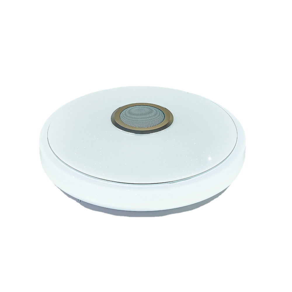 跨境藍(lán)牙音樂吸頂燈圓形33CM智能APP遙控臥室兒童燈LED氛圍燈裝飾