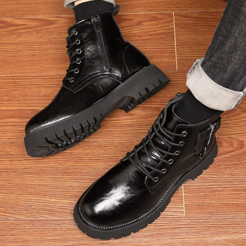 Boots, footwear for leisure, breathable trend sneakers, shoes for leather shoes, genuine leather