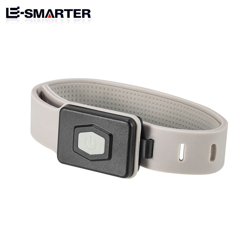 Lámpara de muñeca acolchada transfronteriza, luz roja y blanca, equipo de protección deportiva especial para correr de noche, luz de muñeca recargable de larga duración