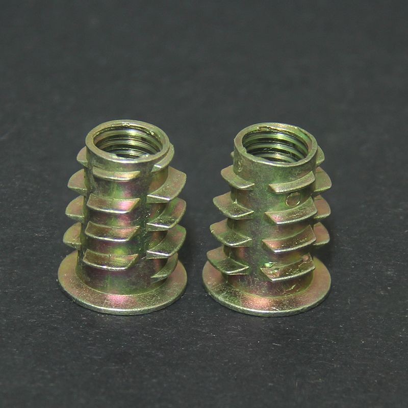 家具预埋螺母带介内外牙螺母梯形螺母螺帽锌合金M4M5M6M8M10通用