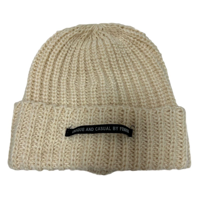 Женская шапка-хипс, толстая шапка из игольчатой шерсти, осенне-зимняя свободная шапка в ленивом Корейском стиле, для пары, с изображением маленькой теплой мужской и женской холодной шапки