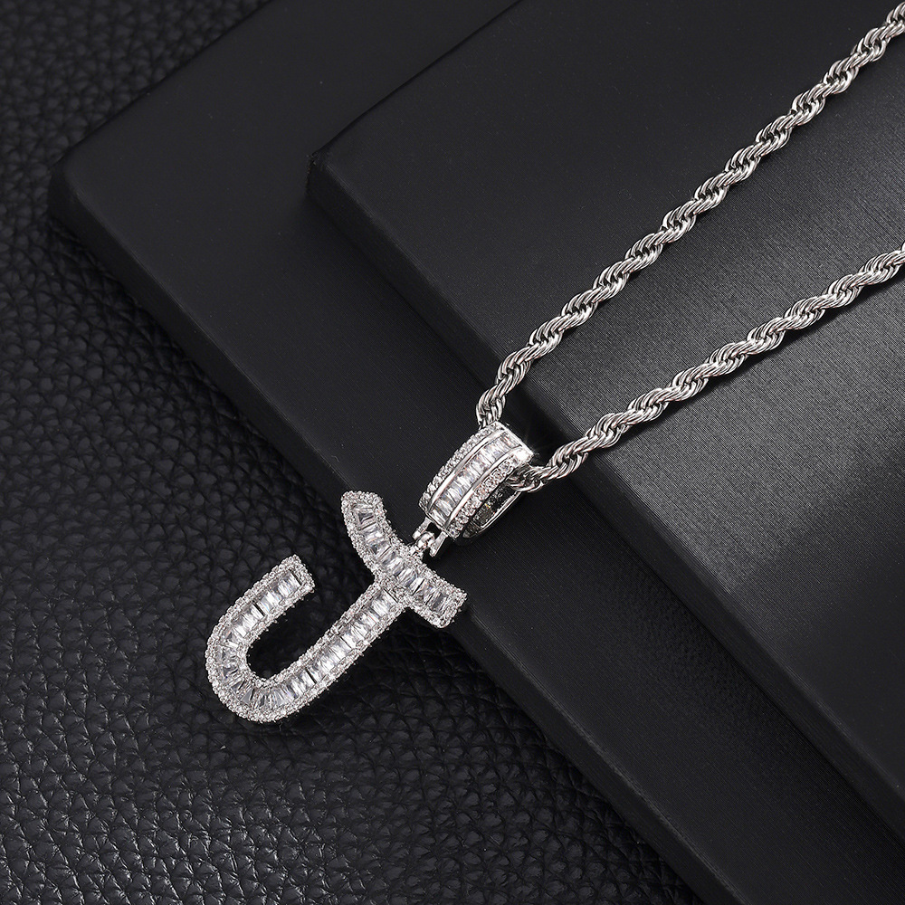 J + 20inch Twist Chain (silver)