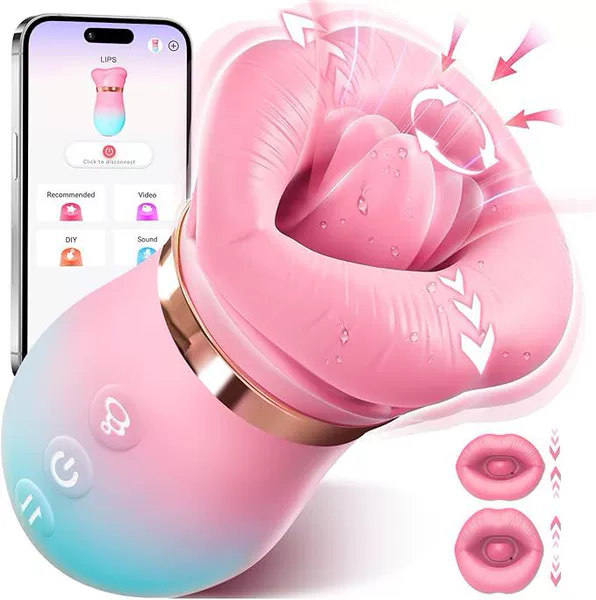 Red Lip Gradient Color APP (Note: This product APP cannot be used in China)