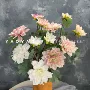 陈设高档客厅摄影仿真花