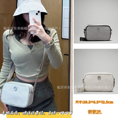 lulu crossbody camera bag 相机包小斜挎包男女同款双层单肩小包