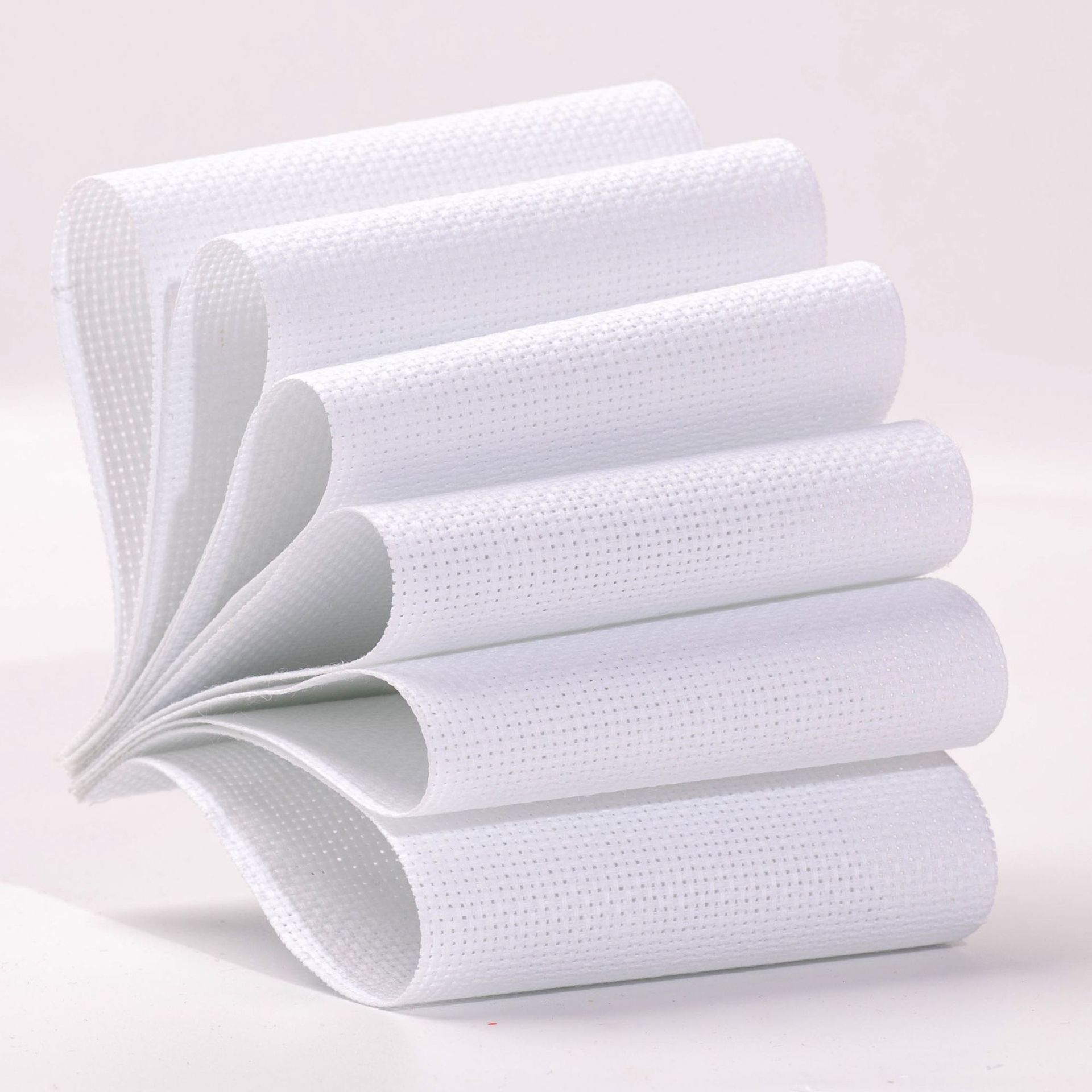 純棉十字繡布塊16CT18CT棉繡布片手工刺繡DIY底布小格布跨境