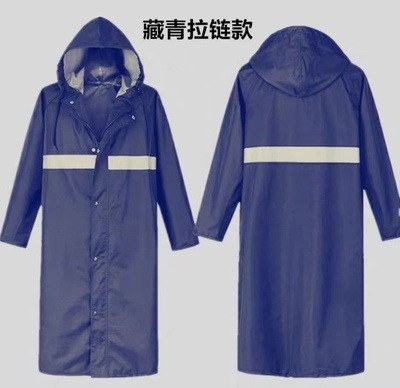 Impermeable Largo Enterizo para Adultos Tela de Oxford Resistente al Agua, Engrosado para Senderismo y Ciclismo