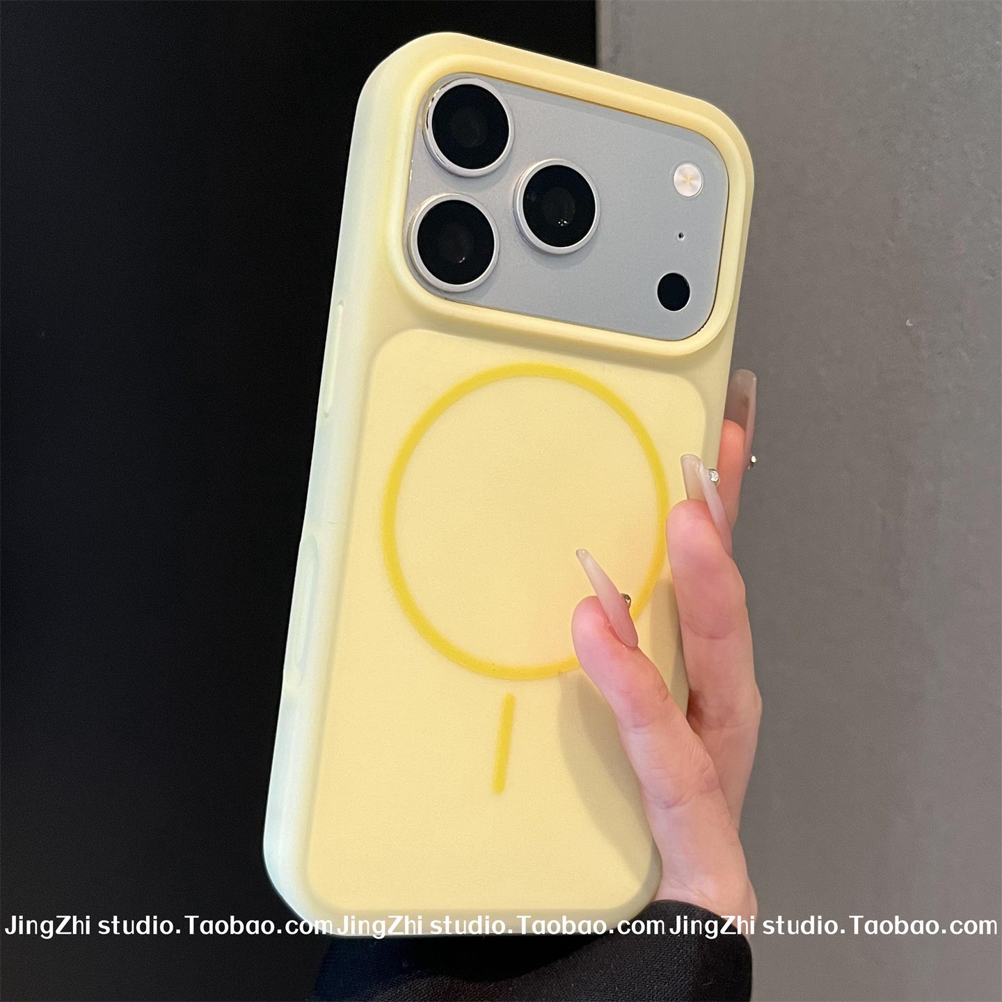 Aplicable para iPhone17promax caso de teléfono celular gelatina líquida silicona absorción de silicona 15 cubierta 16