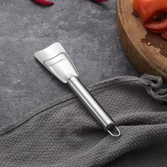 Stainless steel ice scraper, refrigerator defrost scraper, frost remover, freezer cleaning shovel, hook, multi-purpose cleaning small shovel