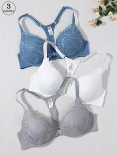 B 31581 Push Up Front Closure Lace Bra �۔nǰ���ٽz����