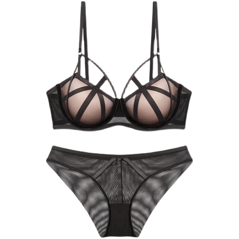 Comercio exterior sexy encaje sujetador ropa interior de las mujeres traje pequeño pecho push up Top soporte sujetador puro deseo ropa interior conjunto
