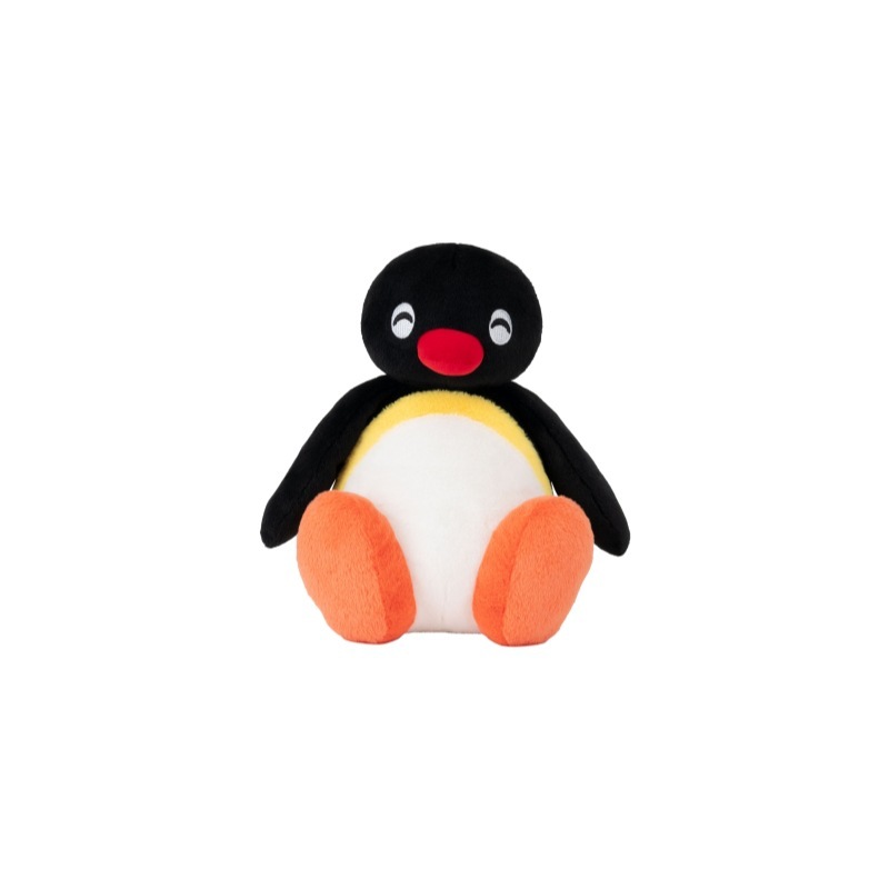 优迈正版企鹅pingu坐姿系列毛绒玩偶pinga公仔玩偶摆件娃娃抓机玩|undefined