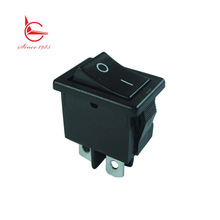 台湾亮群6A250V船型开关UL VDE认证两档翘板开关双刀单掷电源开关