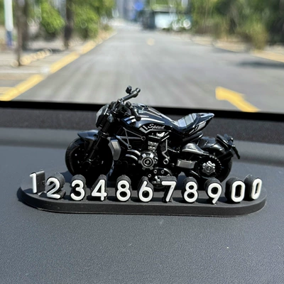accessory, Nömrəli dayanma kartı - cruise-black-3d-o-style