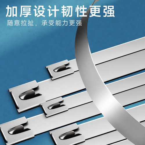 304 stainless steel cable ties wholesale self-locking cable ties metal cable ties buckle cable ties strapping manufacturer