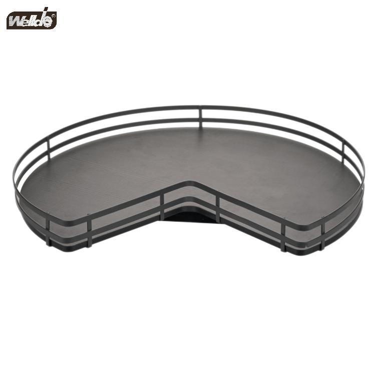 Welldo纬东 橱柜转角转盘拉篮橱柜单层270°转盘置物拉篮