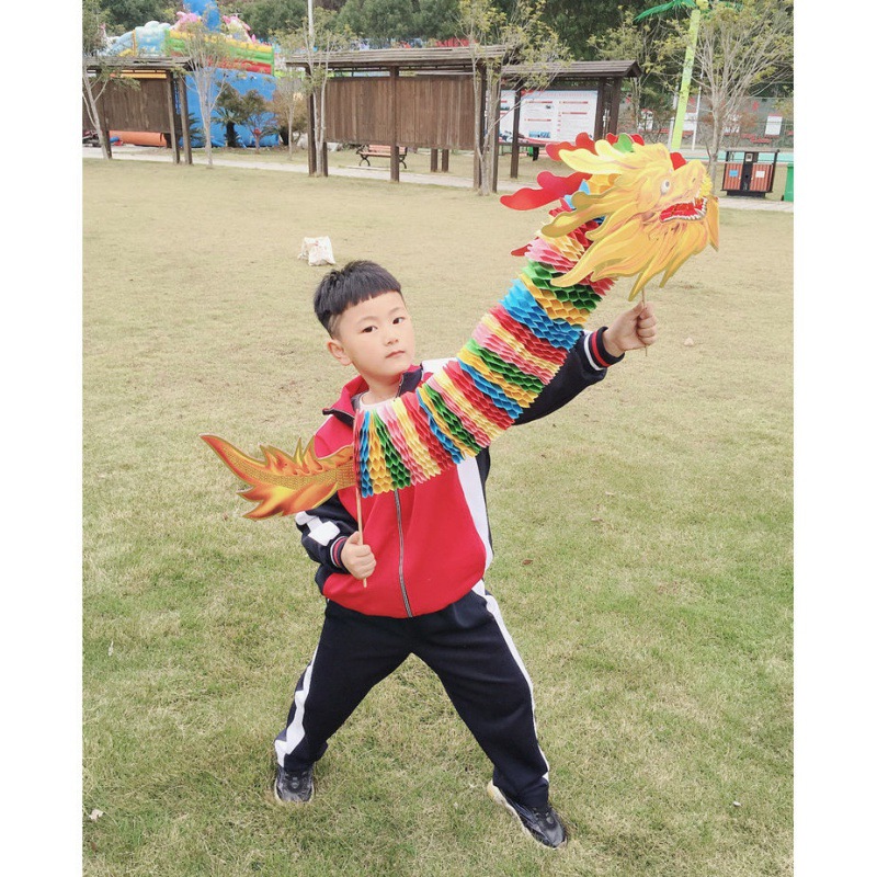 Dragon Dance Spring Festival new year children pupil Lion paper-cut characteristic tradition gift Toys One piece wholesale