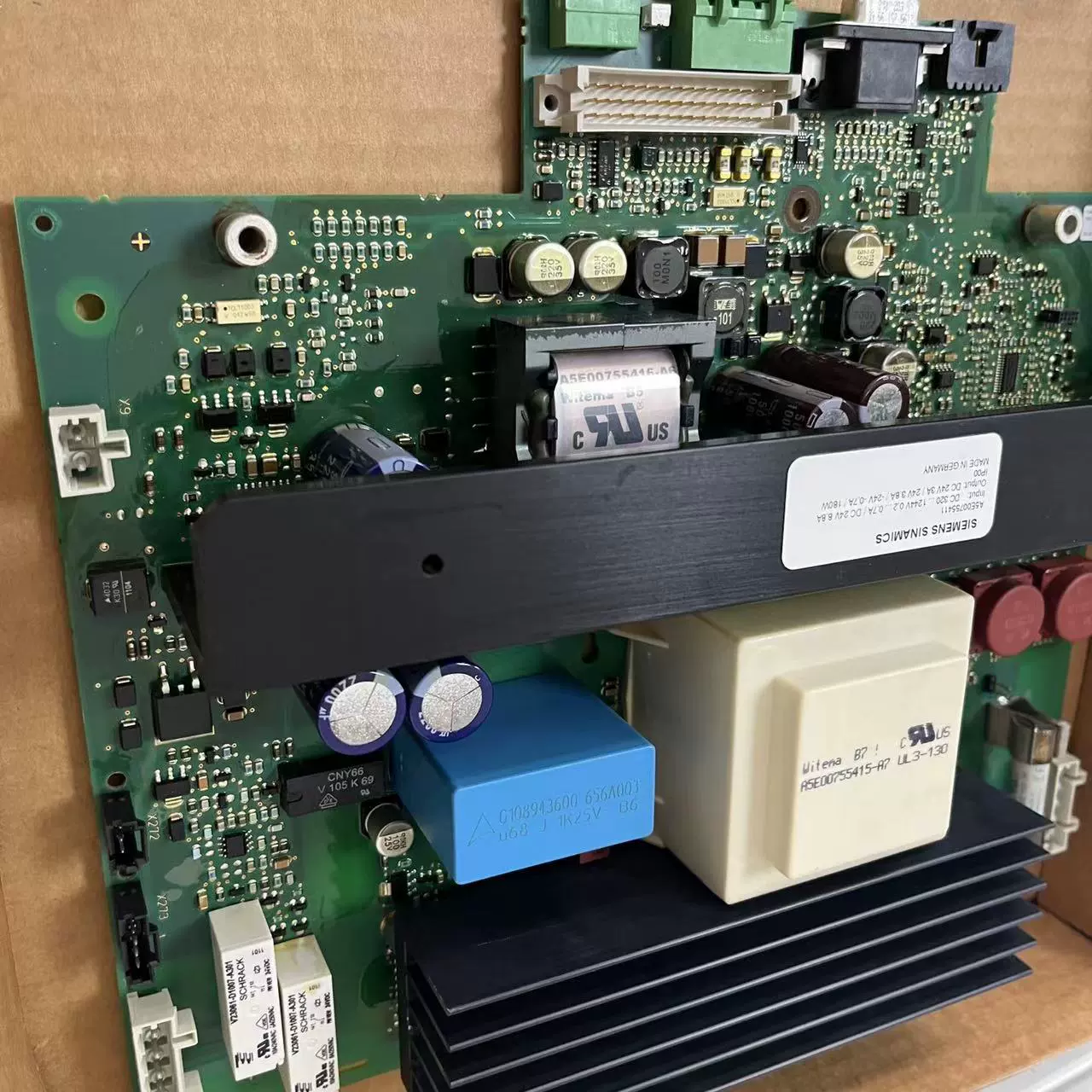 Инверторная плата Siemens S120 A5E00755411, оригинал, разборка