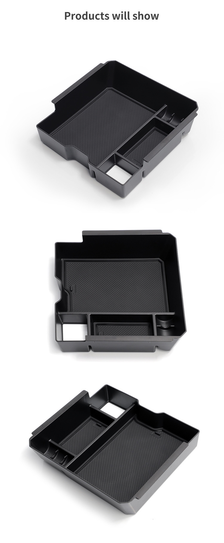 Suitable for 19-25 Models of Ford Ranger Center Console Armrest Storage Box Car Storage Accessories Modification