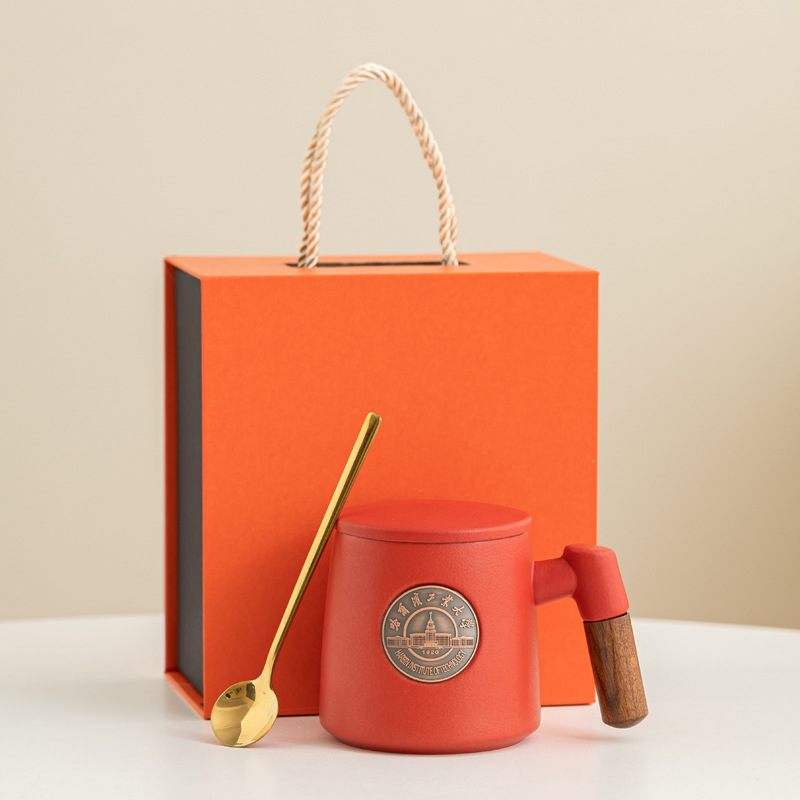 Festival del Medio Otoño regalo de mano mano mano mano de bronce con filtro ins Wenchuang pequeña taza fresca regalo de apertura escolar al por mayor