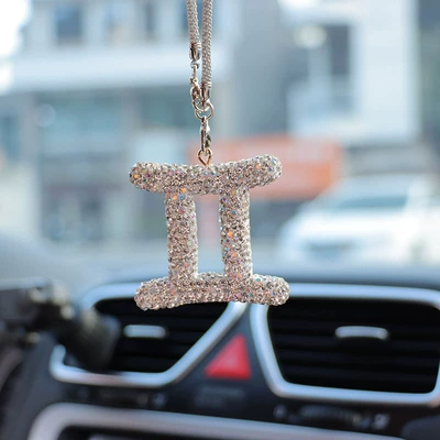 car supplies wholesale, Car hanging - ab-color-transparent-white-diamond-gemini