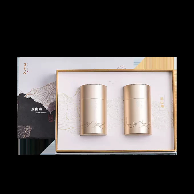 子久温州平阳黄汤黄茶观山海50g*2黄茶茶叶礼物礼盒装