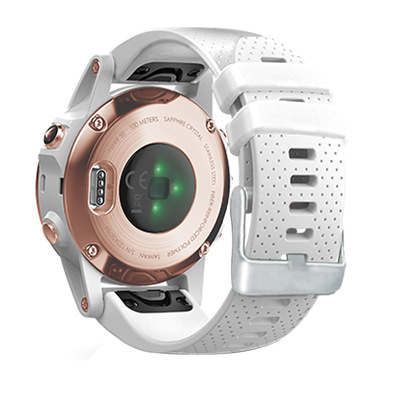 現貨適用于佳明Fenix5S/6s矽膠表帶 佳明MK2S手表帶20mm廠家直供